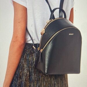 dkny bryant leather top zip backpack Bag in Caramel R12KLC36 – or work essentials Zip Backpack Macy's Dkny Backpack